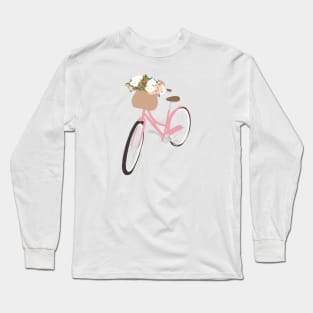 Bike - Pink Long Sleeve T-Shirt